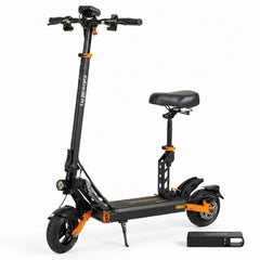 Hulajnoga elektryczna KuKirin G2 PRO Wersja Ulepszona 2024 - Silnik 600W 15.6Ah Opony 9 Cali 45km/h – Czarna Pomarańczowa - hulajzone.app