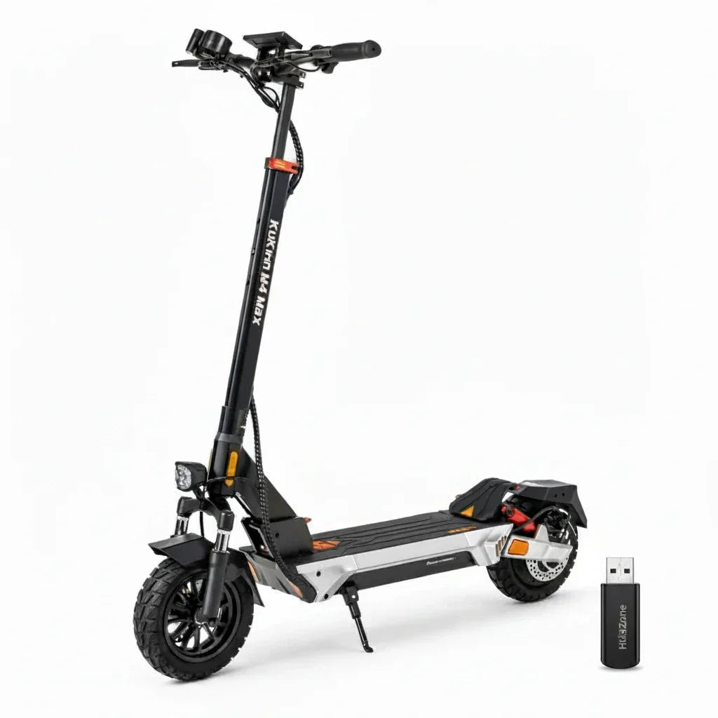 Hulajnoga elektryczna KuKirin M4 Max, silnik 800W, bateria 48V 18Ah, 10-calowe opony, maks. prędkość 45km/h - hulajzone.app