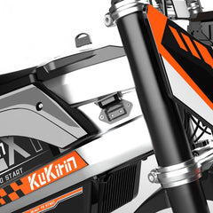 Motocykl elektryczny KuKirin X1, silnik o średniej mocy 1000 W, akumulator 48 V 20,8 Ah, opony terenowe 14/12 cali - hulajzone.app