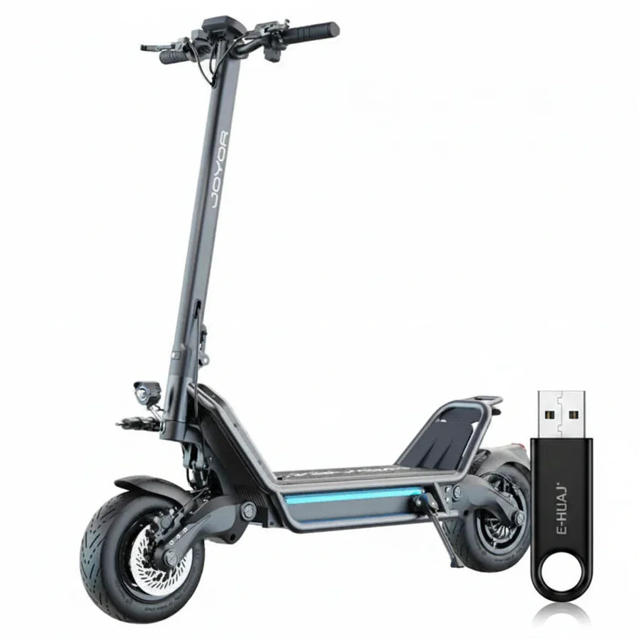 Joyor E6-S, bateria 60V 31.5Ah, tłumik kierownicy, prędkość 80km/h - hulajzone.app